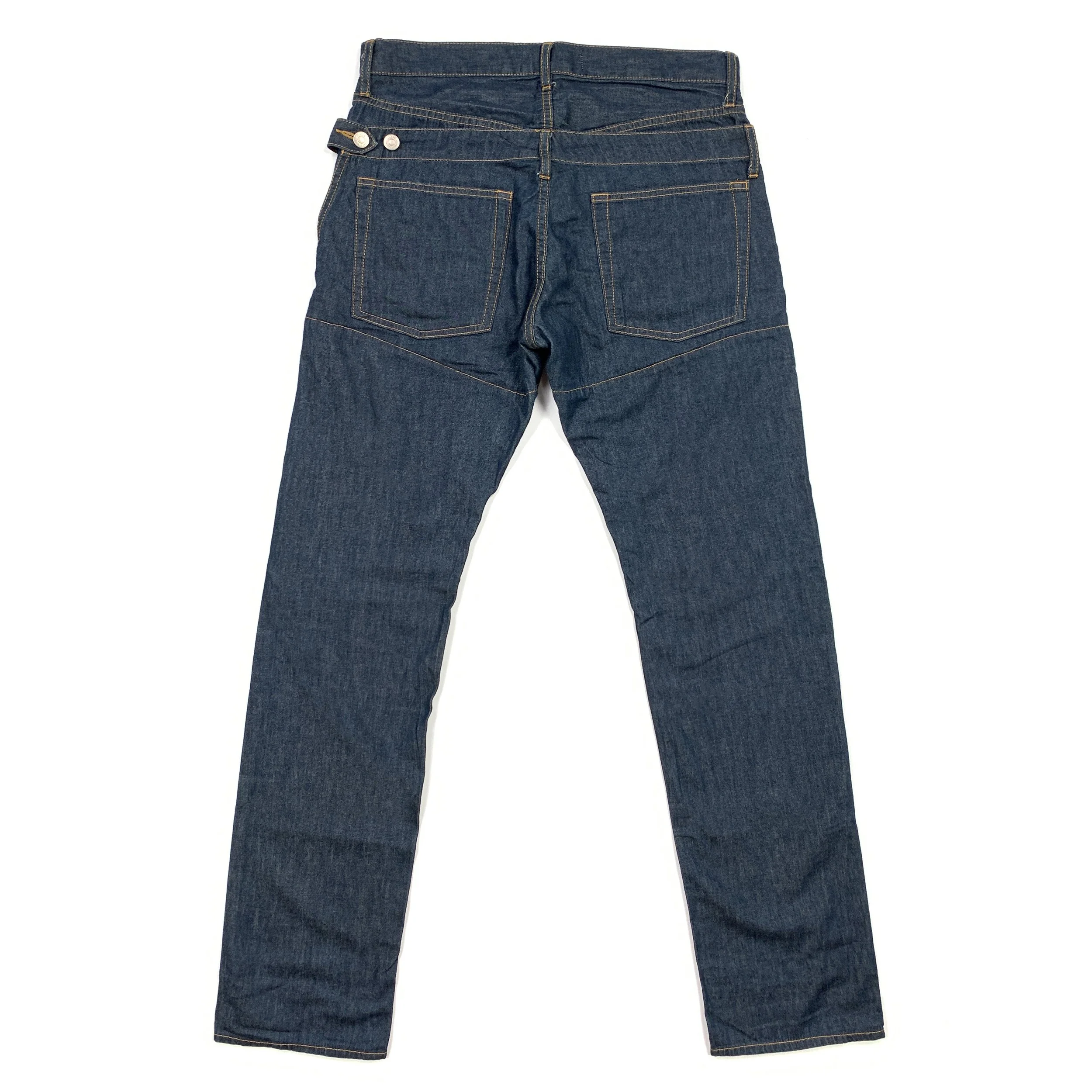 Cabane De Zucca Double Waist Jeans (Dark) — sickboyarchive.